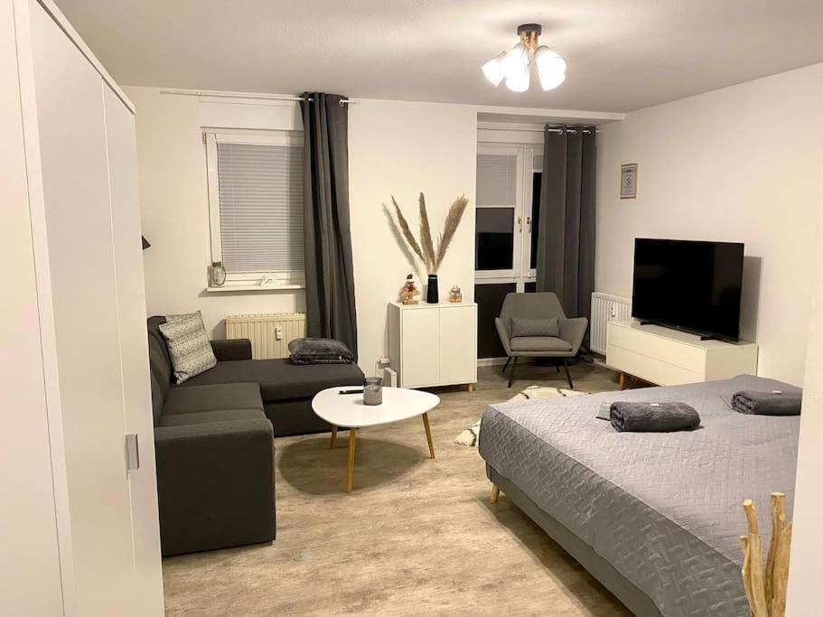 Stilvolle Ferienwohnung Mit Stellplatz Wlan Free Netflix Naehe Bahnhof Zwickau Exterior foto